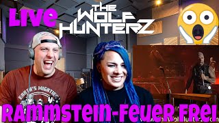 RammsteinFeuer Frei Download Festival 2013 PROSHOT  THE WOLF HUNTERZ Reactions [upl. by Ihn]