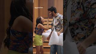 Pillow Fight Challenge  Anushka Sen Kush Jotwani  Dil Dosti Dilemma [upl. by Rozella]