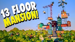 Getting Lost In The Neighbors GIANT 13 FLOOR MANSION  Hello Neighbor [upl. by Adnamra905]