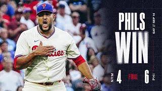 Mets vs Phillies Game Highlights 91424  MLB Highlights [upl. by Anwahsak]