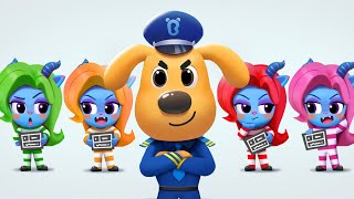 Antels Rescue Mission  Police Cartoon  Funny Cartoons for Kids  Sheriff Labrador [upl. by Ruperta]