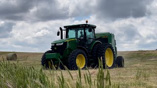 How We do Grass Hay after hauling some scrap iron [upl. by Htebyram248]