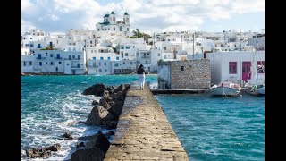 Paros  Naoussa Port Greece  November 2023 [upl. by Kensell304]