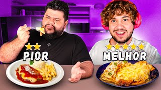 Filé à Parmegiana Melhor Avaliado VS Pior Avaliado  React Thiago Quatroque [upl. by Rozanna572]