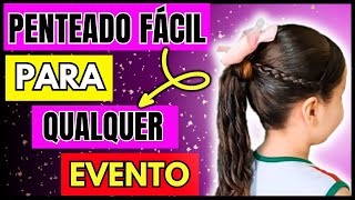 Penteado Fácil para qualquer evento penteados [upl. by Schoening]