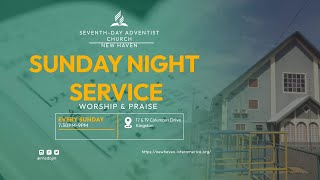 New Haven SDA Church  Sunday Night Service  March 24 2024 [upl. by Aicatsan949]