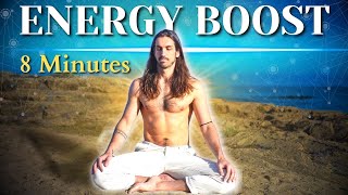 8 Minute ENERGY breathwork routine to start your day I 3 rounds [upl. by Ceevah]