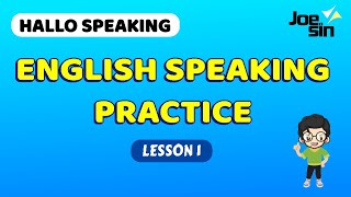 Speaking Practice With Subtitle and Conversation  Lesson 1  Belajar Speaking [upl. by Nylak495]