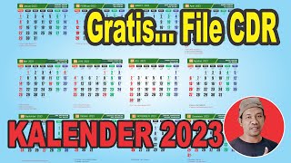 Download gratis kalender 2023 cdr [upl. by Eittak]