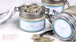 AnneMarie Makes Sea Clay Face Masks  Bramble Berry [upl. by Weidar]