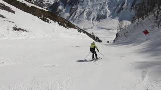 Skiing Les Santons Val DIsere 2019 [upl. by Odlavso]