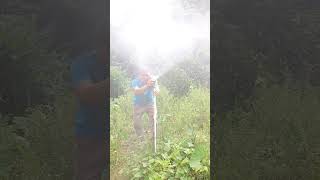 Install an adjustable atomizing nozzle for watering atomizing nozzle agricultural watering spr [upl. by Tehr]