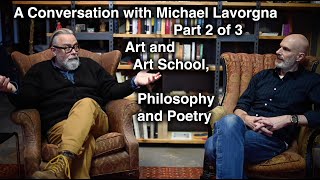 Interview with Michael Lavorgna of Twittering Machines pt 2 of 3 Art School Philosophy Art amp Poetry [upl. by Sinaj]