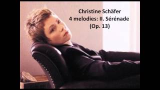 Christine Schäfer The complete quot4 melodies Op 13quot Chausson [upl. by Saire]