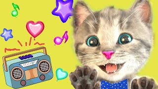 CUTE LITTLE KITTEN ADVENTURE  LEARNING FUN VIDEO WITH LITTLE KITTEN AND CAT  CARTOON GAME FOR KIDS [upl. by Natsrik975]