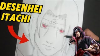 COMO DESENHAR O Itachi uchihaNaruto [upl. by Llebana]