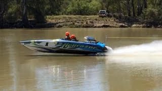 HELLRAZOR  139mph Winning the 2014 Robinvale 80 Water Ski Race  Dash for Cash [upl. by Naleag445]