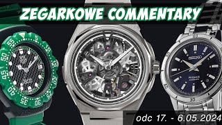 ZEGARKOWE COMMENTARY 17  Seiko Kith Heuer Christopher Ward Credor Bulgari Bulova Hanhart [upl. by Ellerihs]