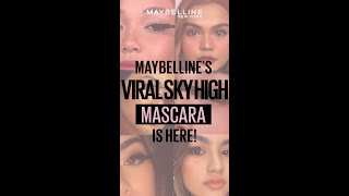 NEW MAYBELLINE LASH SENSATIONAL SKY HIGH MASCARA [upl. by Atinuahs419]