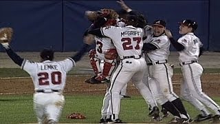 1995 WS Gm6 Braves clinch the 1995 World Series [upl. by Aket]