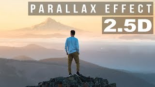 Photoshop Tutorial Parallax Photo Effect [upl. by Yrok]