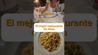 El mejor restaurante de Altea 🍝🍝 altea food alicante foodie pasta italiano [upl. by Magnolia]