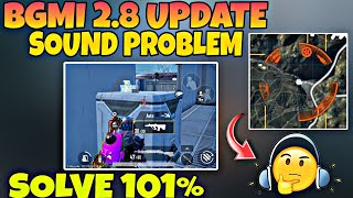 Bgmi 28 Update Sound Problem 🤔  How To Solve Bgmi Sound Problem  Bgmi Left Right Sound Problem [upl. by Behrens]