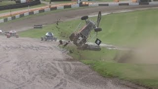 Roll over crash rx 150 Lydden Hill [upl. by Ransom]