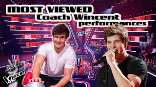 MOST VIEWED Coach Wincent performances  The Voice Kids 2023 [upl. by Weingartner389]