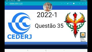 CEDERJ 20221 questão 35 função composta e trigonométrica [upl. by Hsenid]