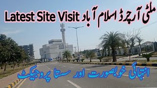 Multi Orchard Residencia Islamabad  latest Site Visit [upl. by Ameluz]