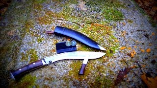 This is How to Sharpen A Kukri FAST TUTORIAL [upl. by Llemaj]