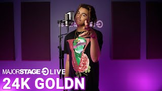 24KGOLDN  VALENTINO  MAJORSTAGE LIVE STUDIO PERFORMANCE [upl. by Alhahs]