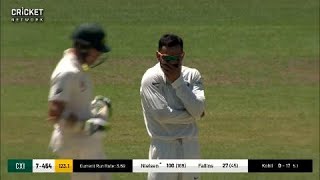 Virat Kohlis hilarious reaction to rare wicket  India’s Tour of Australia 201819 [upl. by Aitnyc]