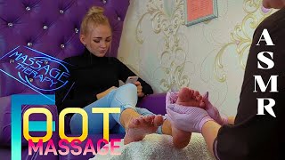 Ultimate ASMRFoot Massage Experience  massage therapy [upl. by Ennovehs]