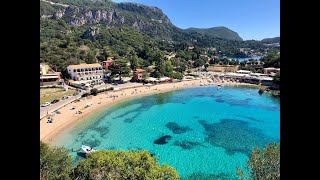 Corfu Greece paradise Palaiokastritsa beach Travel VLOG GoPro HD [upl. by Damahom212]