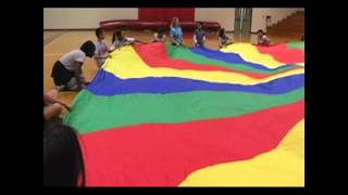 Middle School Parachute Activities [upl. by Ettenajna]