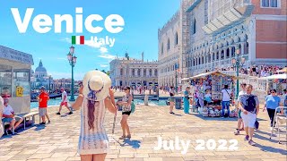 Venice Italy 🇮🇹  July 2022  4K60fps HDR Walking Tour [upl. by Anaiad]