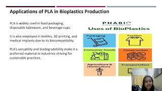 Application Of PHA amp PLA In Bioplastics Production [upl. by Azar536]