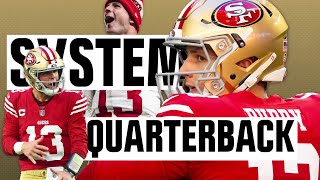 49ers Brock Purdy views being a quotsystem quarterbackquot as a complement  49ers Talk  NBC Sports BA [upl. by Roxana]