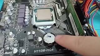 ASROCK H110MHG4 nao liga [upl. by Erotavlas]