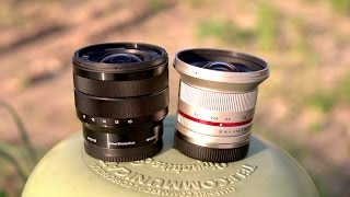 Rokinon 12mm vs Sony 1018mm Comparison [upl. by Aneerak]