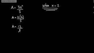 C Grade Level Descriptors GCSE Maths Substituting into formula [upl. by Isadora]