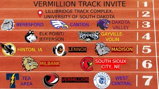 Vermillion Invite Track amp Field [upl. by Rogerg]