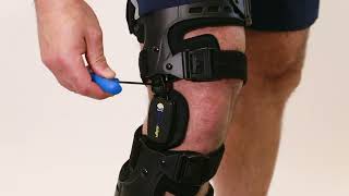 Osteoarthritis Unloader Knee Brace Fitting Video by Brace Direct [upl. by Nnylaj227]