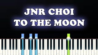 Jnr Choi  TO THE MOON Drill Remix TikTokPiano Tutorial [upl. by Baily485]