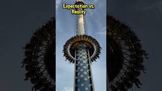 Expectation Vs Reality Gyro Drop in Lotte World South Korea travel southkorea lotteworld gyro [upl. by Naitirb]