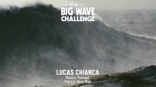 Lucas Chumbo at Nazaré  Big Wave Challenge 202324 Entry [upl. by Leynwad]