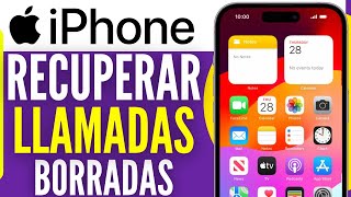 Cómo RECUPERAR LLAMADAS BORRADAS de un iPhone 2024 [upl. by Pamela495]