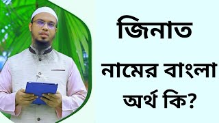 জিনাত নামের অর্থ কি  Jinat namer ortho ki  Jinat name meaning in Bangla [upl. by Massingill501]